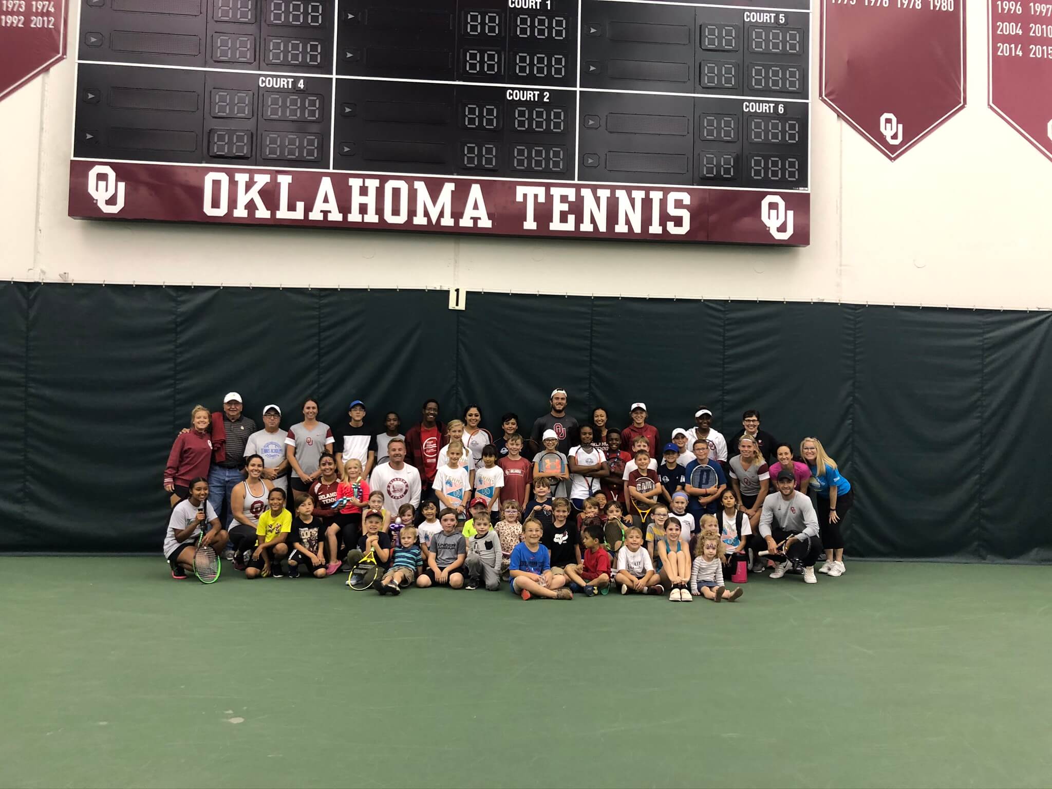 2019 Oklahoma Tennis Hall of Fame Clinic in Norman, OK
(Cleveland County)