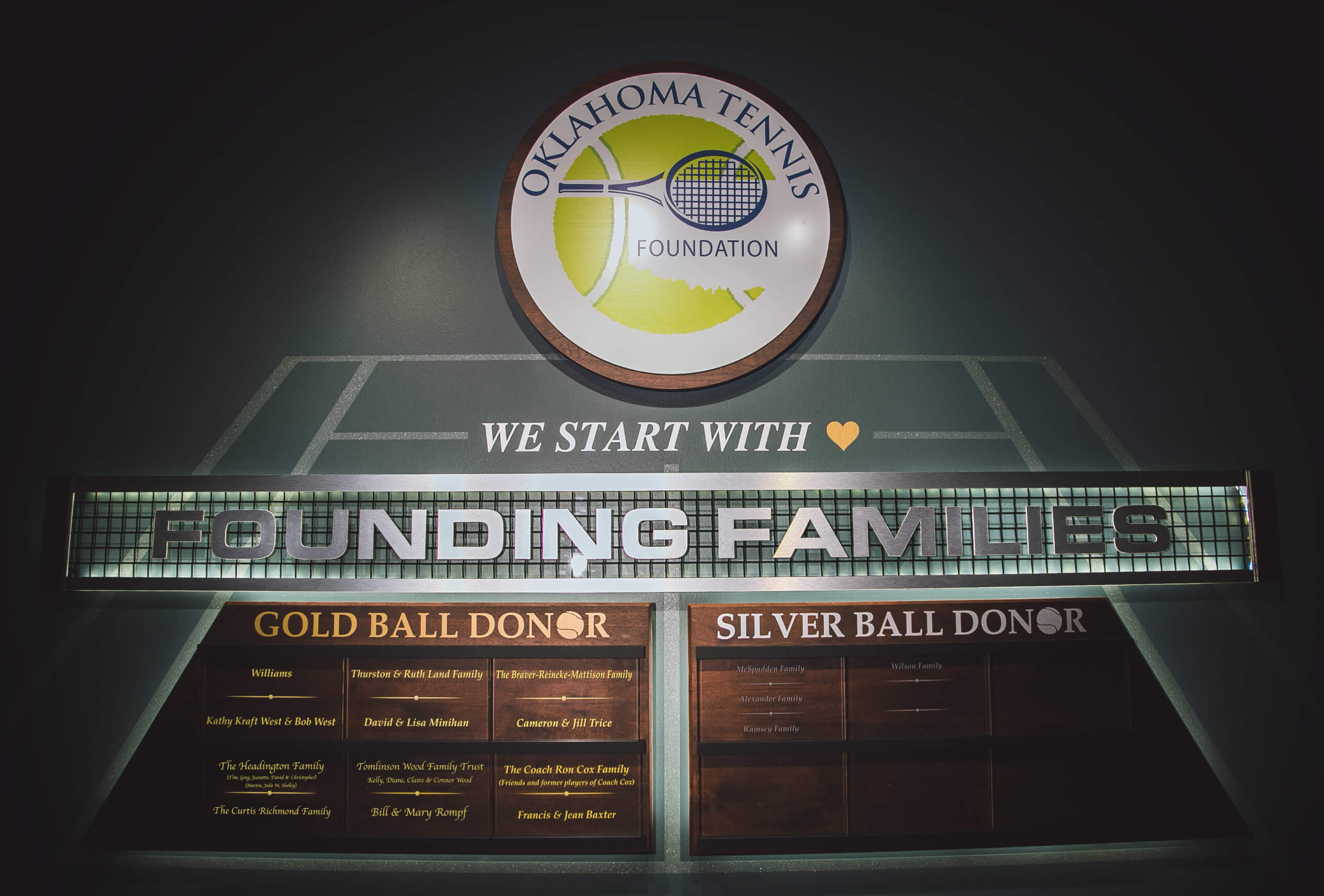 FOUNDING FAMILY WALL FOUNDING FAMILY WALL