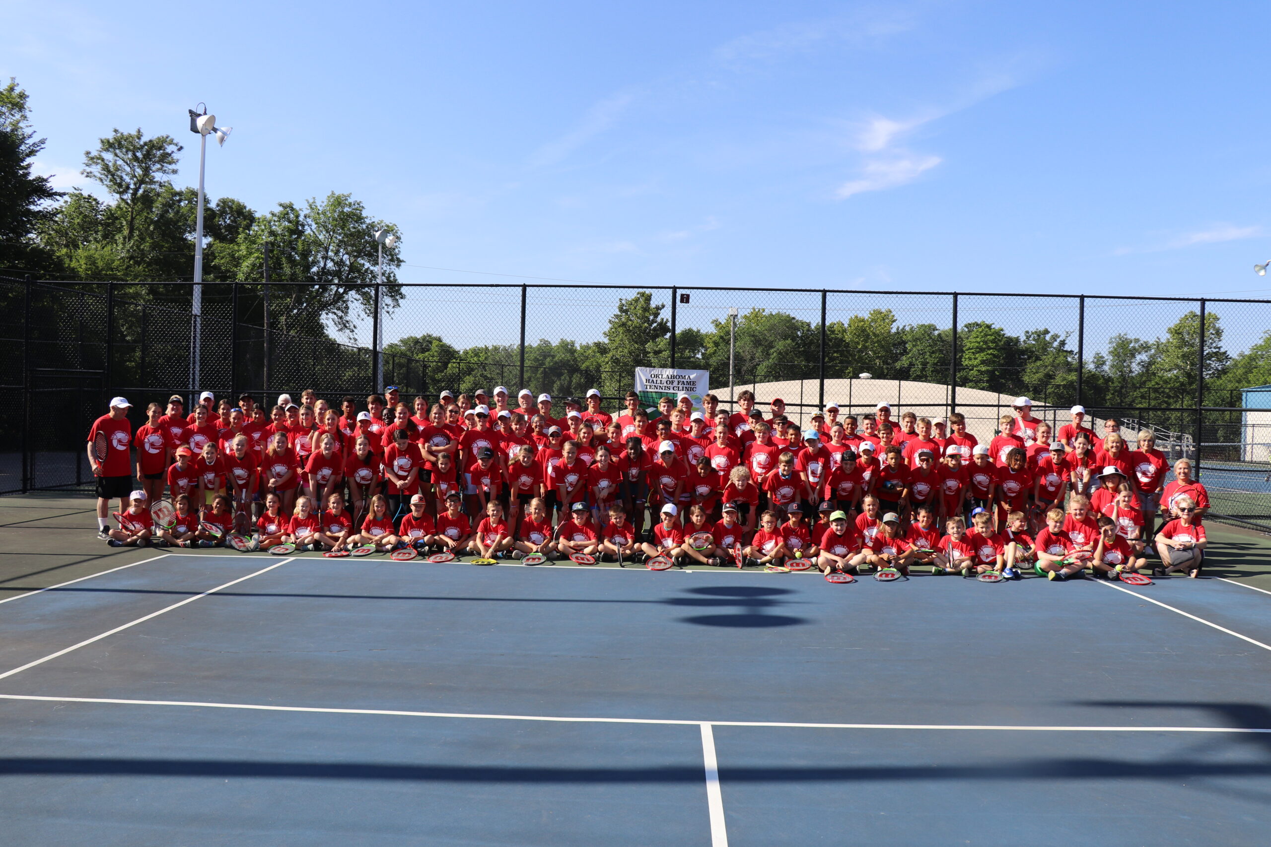 2023 Hall of Fame Tennis Clinic in Ada, OK (Pontotoc, Garvin, Pittsburg, Kingfisher, Cleveland, and Tulsa Counties)