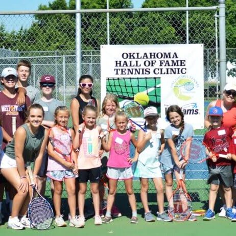 2019 Oklahoma Tennis Hall of Fame Clinic in Clinton, OK 
(Custer and Washita Counties)